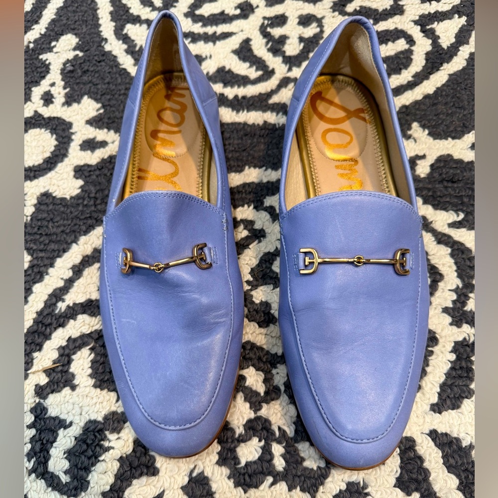 Size 10 lilac Sam Edelman Loraine leather loafers